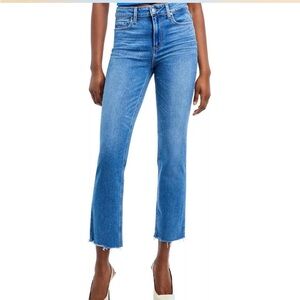 Paige ankle straight jeans